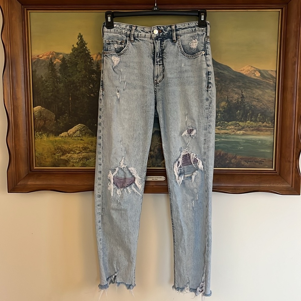 Pilcro‎ Distressed Mom Jeans